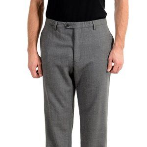 Malo Men's Gray Wool Pants
